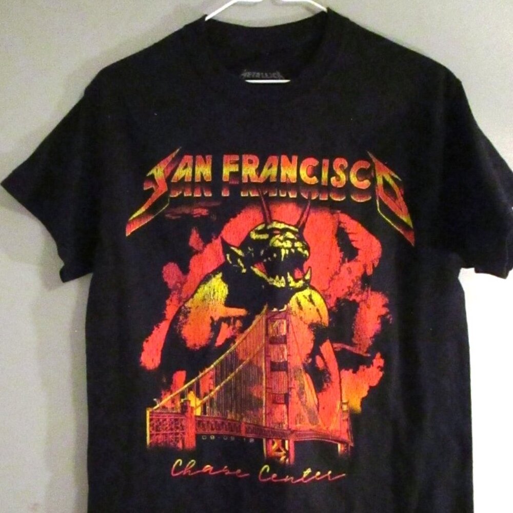 New Metallica Tshirt Chase Center 2019 S&M Tour Size L